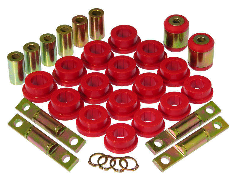 Prothane 01-02 Honda Civic Rear Control Arm Bushings - Red - 8-318