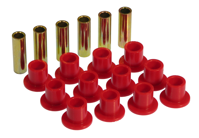 Prothane 61-68 International Scout 80/800 Spring & Shackle Bushings - Red - 9-1002