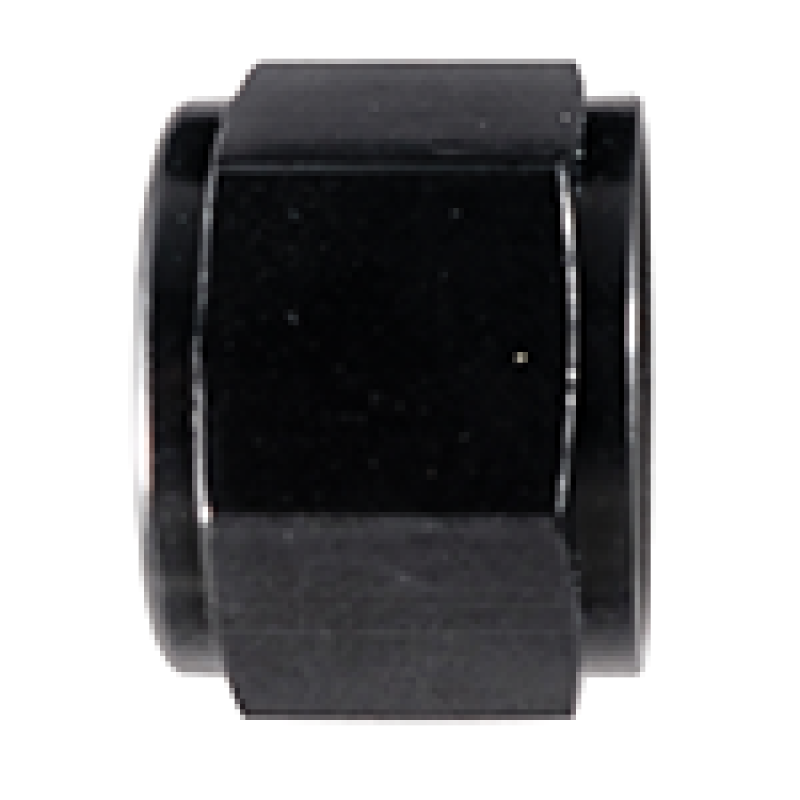 Fragola -10AN Aluminum Flare Cap - Black - 492910-BL