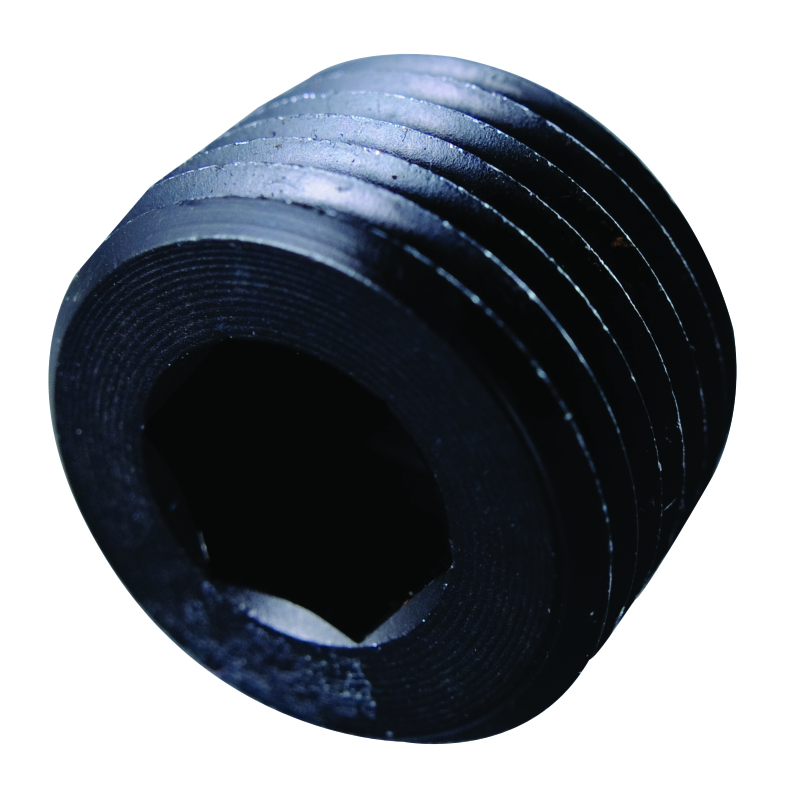 Fragola 1/2 NPT Pipe Plug- Internal Black - 493205-BL