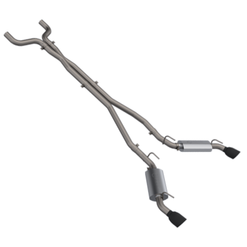 QTP 10-13 Chevrolet Camaro SS 6.2L 304SS AR3 Cat-Back Exhaust w/4.5in Black Tips - 600111B