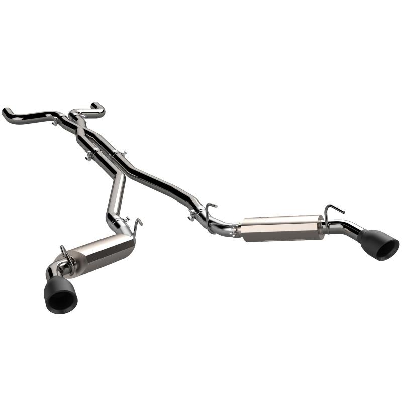 QTP 14-15 Chevrolet Camaro SS 6.2L 304SS AR3 Cat-Back Exhaust w/4.5in Black Tips - 600115B