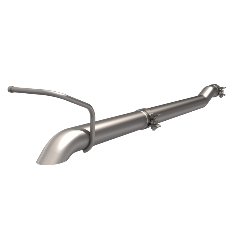 QTP 07-18 Jeep Wrangler JK 3.6L/3.8L Eliminator Cat-Back Crawler Exhaust - 725007