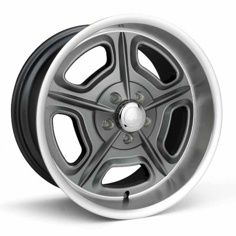 Race Star 32 Mirage 15x10 5x4.75bc 5.0bs Metallic Gray w/ Machined Lip Wheel - 32-510251GM