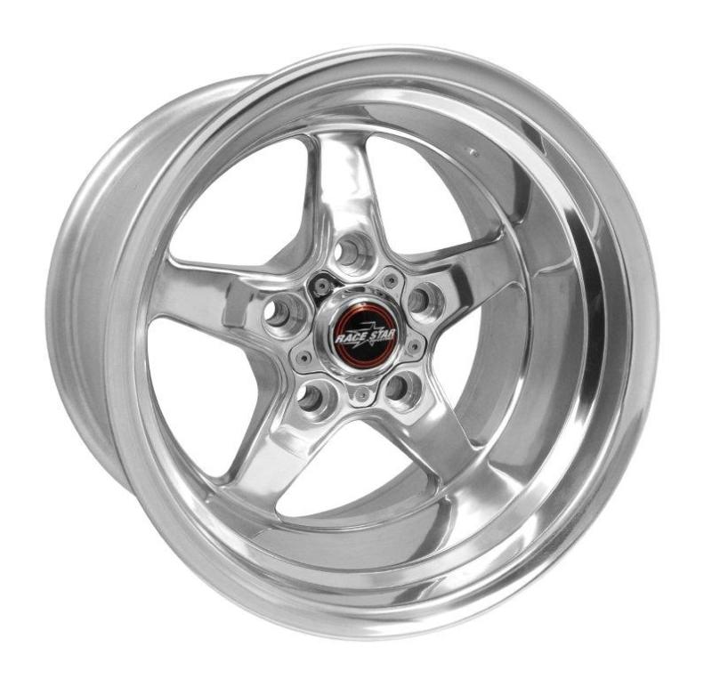 Race Star 92 Drag Star 15x10.00 5x4.75bc 4.50bs Direct Drill Polished Wheel - 92-510248DP