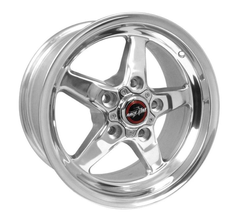 Race Star 92 Drag Star 15x8.00 5x4.75bc 5.25bs Direct Drill Polished Wheel - 92-580250DP