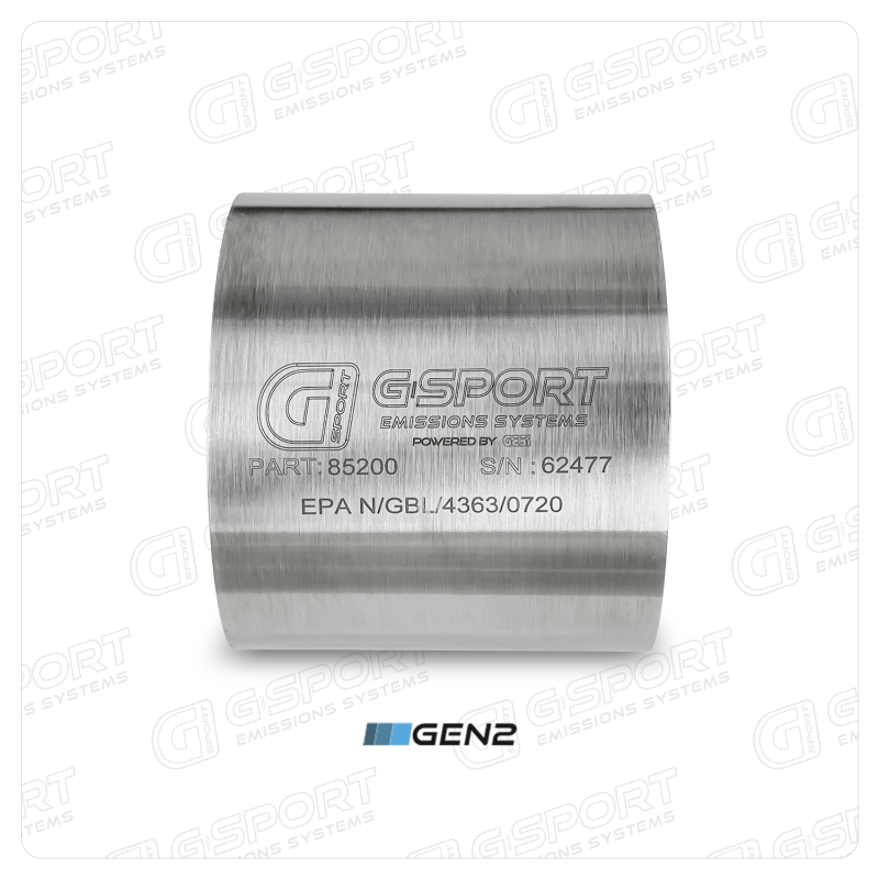 GESI G-Sport 400 CPSI GEN 2 EPA Compliant 4.5in x 4in High Output Substrate Only- 500-850HP - 85200