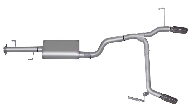 Gibson 07-14 Toyota FJ Cruiser Base 4.0L 2.5in Cat-Back Dual Split Exhaust - Aluminized - 18808