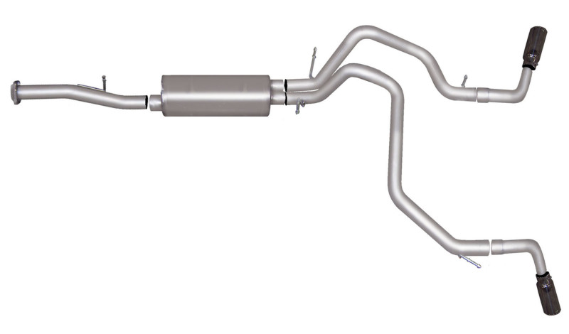Gibson 07-12 Chevrolet Avalanche LS 5.3L 2.25in Cat-Back Dual Extreme Exhaust - Aluminized - 5572