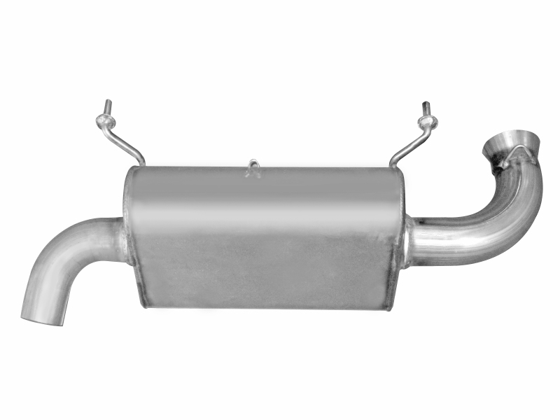 Gibson 15-17 Polaris RZR XP 1000 EPS Base 2.25in Single Exhaust - Stainless - 98019