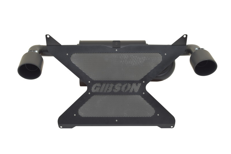 Gibson 17-20 Can-Am Maverick X3 Turbo Base 2.25in Dual Exhaust - Black Ceramic - 98034