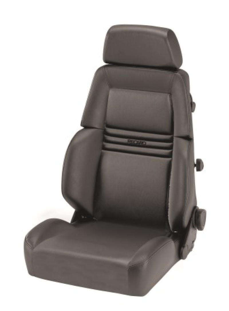 Recaro Expert S Seat - Medium Grey Leather/Medium Grey Leather - LTF.00.000.LL55
