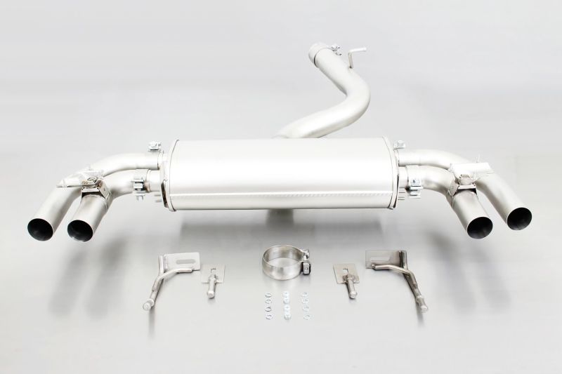 Remus 2013 Audi S3 Quattro 3 Door Axle Back Exhaust (Tail Pipes Req) - 046913 1500