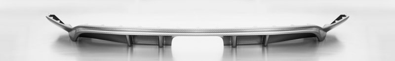 Remus 2013 Seat Leon (Excl Facelift Models) Center Exit Carbon Optic Rear Diffuser (Excl ACT Models) - 791302 HES