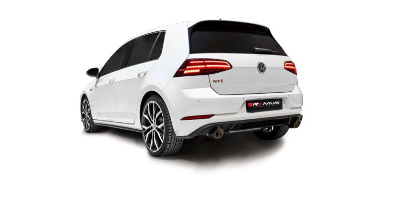 Remus 2018 Volkswagen GTI Mk VII (Facelift) 2.0L TSI Axle Back Exhaust (Tail Pipes & Conn Tube Req) - 957117 1500