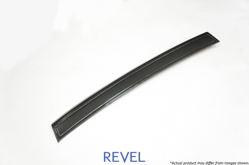 Revel GT Dry Carbon Rear Bumper Applique 15-18 Subaru WRX/STI - 1 Piece - 1TR4GT0AS05