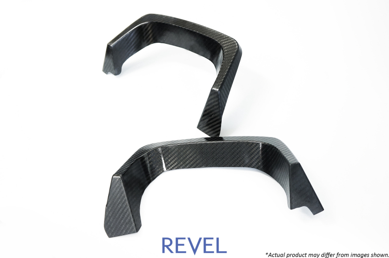 Revel GT Dry Carbon Muffler Garnish (Left & Right) 15-18 Subaru WRX/STI - 2 Pieces - 1TR4GT0AS06