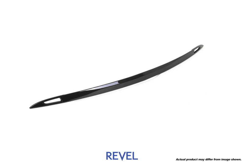 Revel GT Dry Carbon Rear Tail Garnish Cover Tesla Model S - 1 Piece - 1TR4GT1BX06