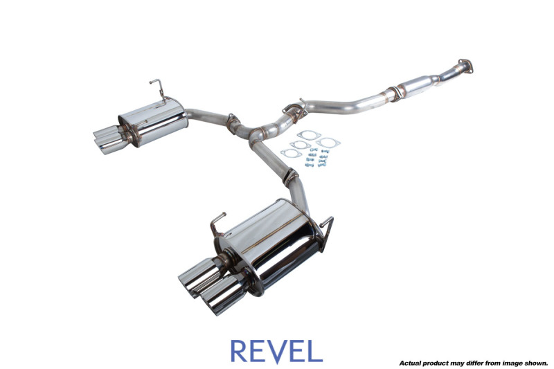 Revel Medallion Touring-S Catback Exhaust - Dual Muffler/ Quad Tip 15-17 Subaru Impreza WRX / Sti - T70188R