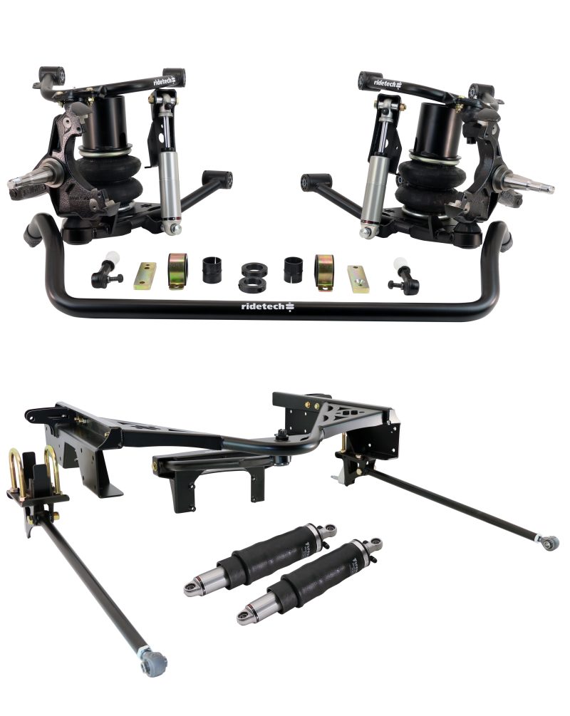 Ridetech 88-98 Chevy C1500 2WD Air Suspension System w/ HD Drop Spindles - 11370297