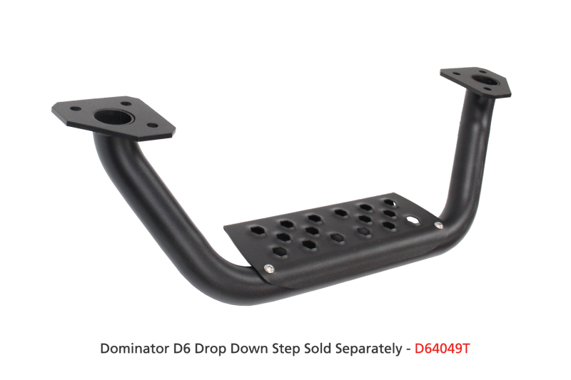 Go Rhino 19-20 Chevy 1500 Dominator Extreme D6 SideSteps Complete Kit w/SideStep + Brkts - D64049T