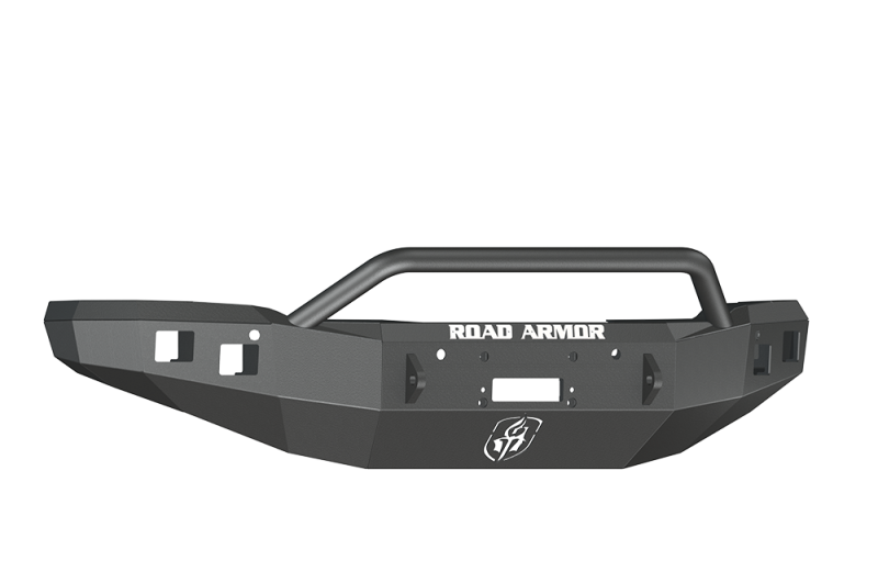 Road Armor 14-15 GMC 1500 Stealth Front Winch Bumper w/Pre-Runner Guard - Tex Blk - 214R4B