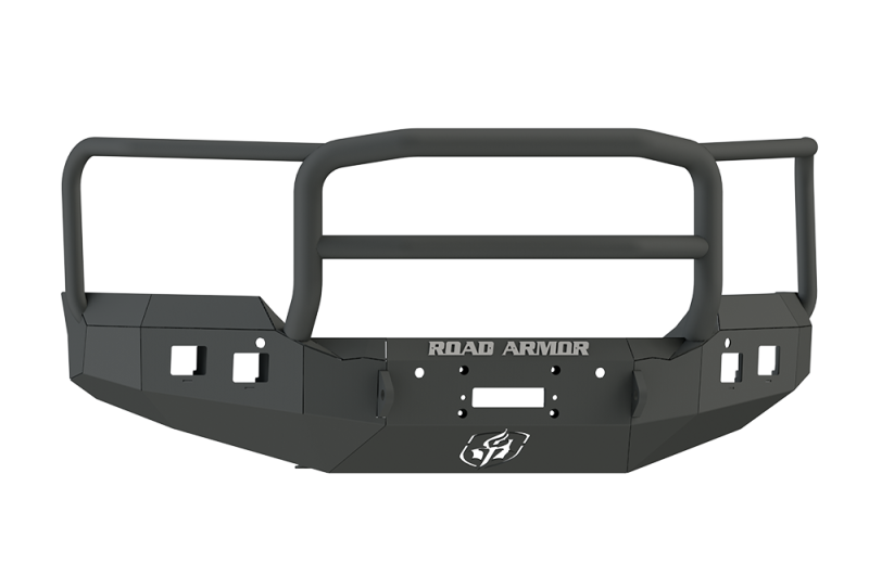Road Armor 15-19 GMC 2500 Stealth Front Winch Bumper w/Lonestar Guard - Tex Blk - 215R5B