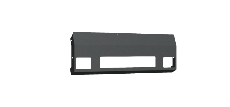 Road Armor 03-07 Chevy 2500 Vaquero Front Non-Winch Plate - Tex Blk - 3032V-NWP