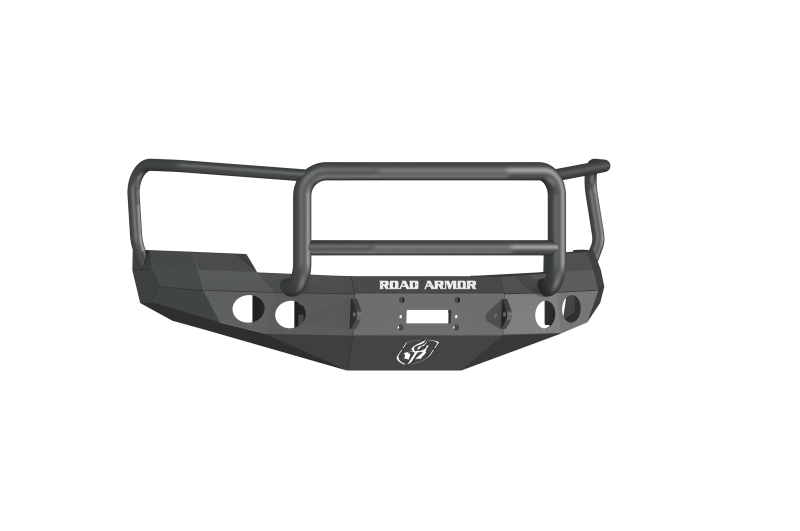 Road Armor 08-10 Chevy 2500 Stealth Front Winch Bumper w/Lonestar Guard - Tex Blk - 37205B