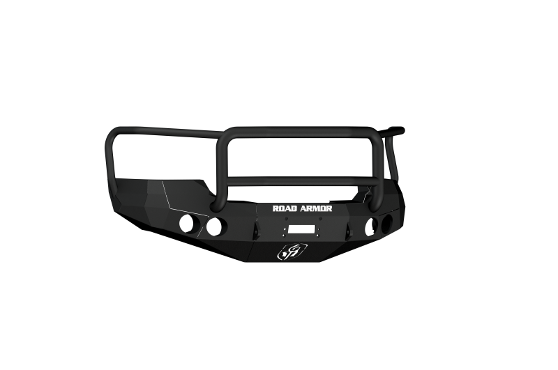 Road Armor 08-10 GMC 2500 Stealth Front Winch Bumper w/Lonestar Guard - Tex Blk - 37405B