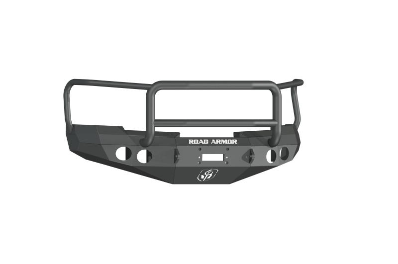 Road Armor 08-13 Chevy 1500 Stealth Front Winch Bumper w/Lonestar Guard - Tex Blk - 37705B