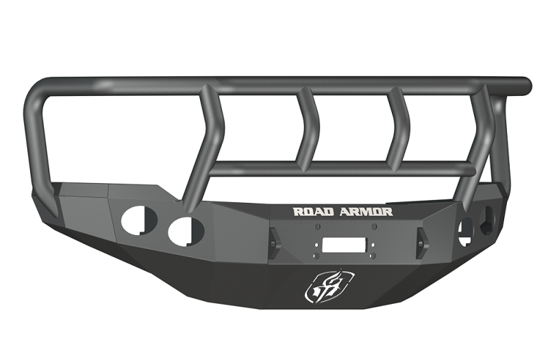 Road Armor 11-14 Chevy 2500 Stealth Front Winch Bumper w/Titan II Guard - Tex Blk - 38202B