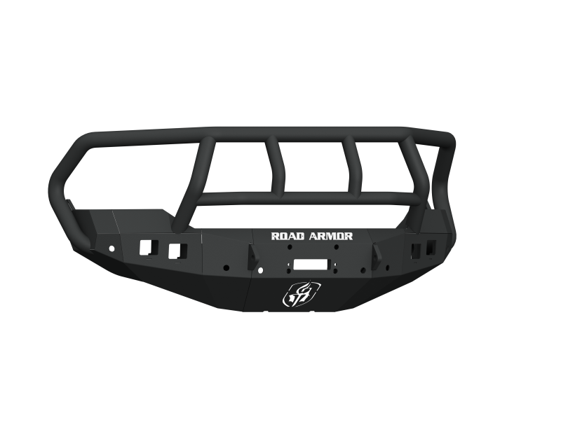 Road Armor 13-18 Ram 1500 Stealth Front Winch Bumper w/Titan II Guard - Tex Blk - 413F2B