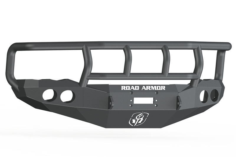 Road Armor 02-05 Dodge 1500 Stealth Front Winch Bumper w/Titan II Guard - Tex Blk - 44032B