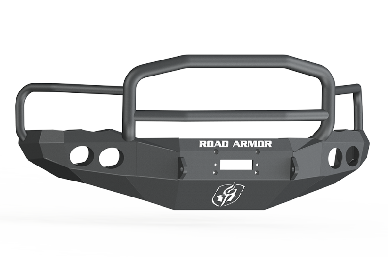 Road Armor 02-05 Dodge 1500 Stealth Front Winch Bumper w/Lonestar Guard - Tex Blk - 44035B