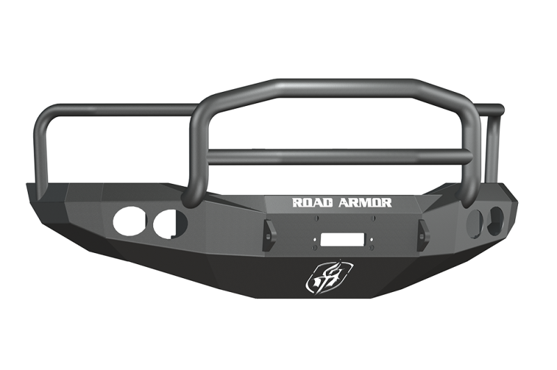 Road Armor 06-08 Dodge 1500 Stealth Front Winch Bumper w/Lonestar Guard - Tex Blk - 44075B