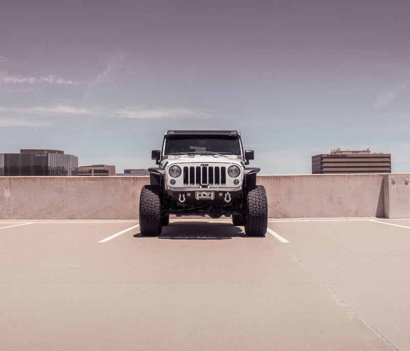 Road Armor 07-18 Jeep Wrangler JK Stealth Front Winch Bumper Mid Width - Tex Blk - 5072F0B