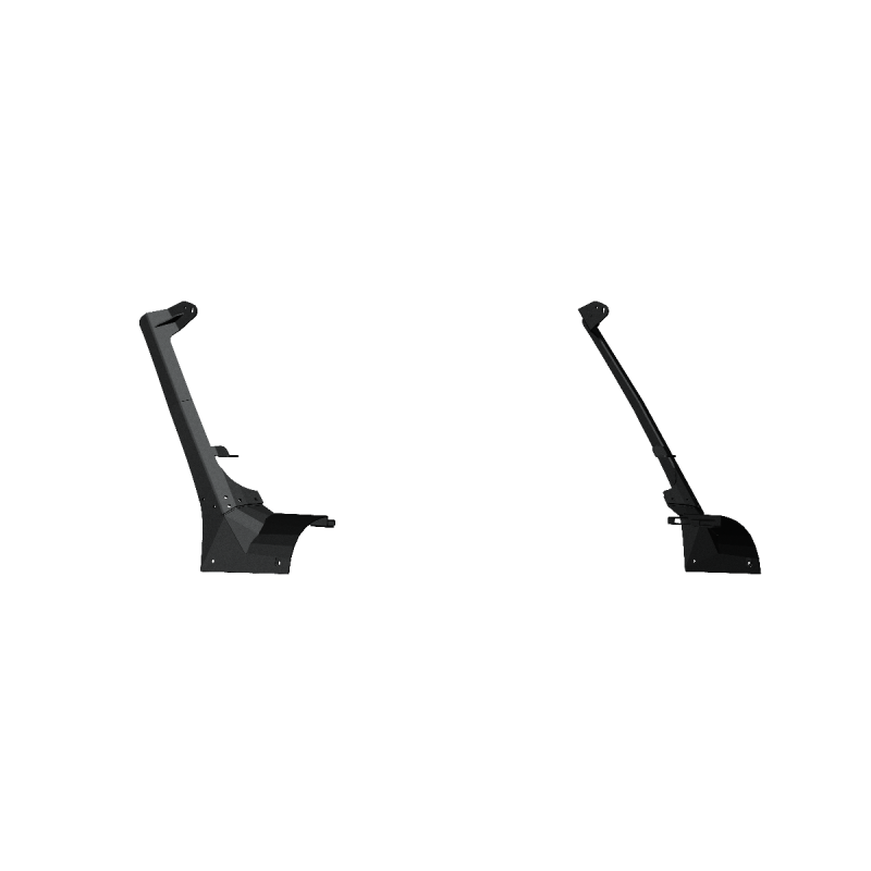 Road Armor 18-20 Jeep Wrangler JL Stealth A-Pillar Mounts 52.25in RIGID Array w/Lower Mount - Blk - 518ALMP1B