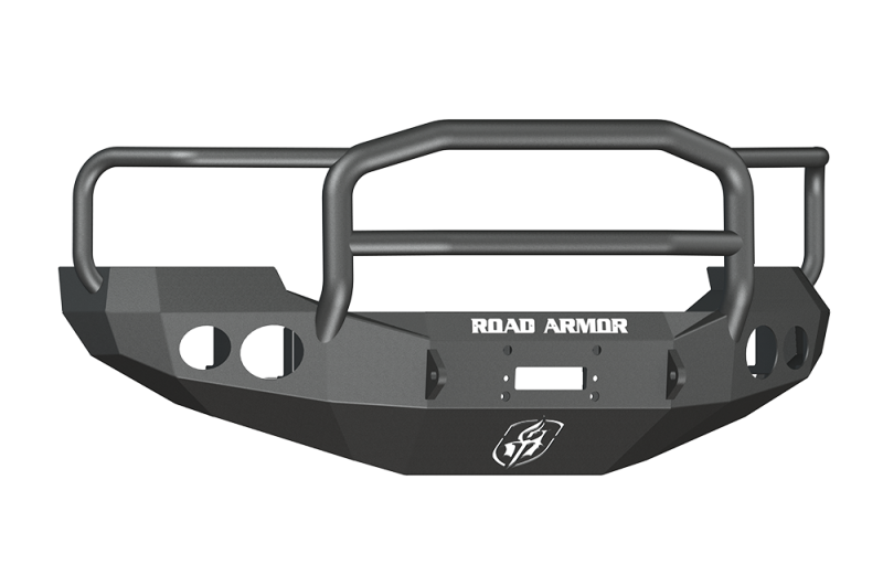 Road Armor 05-07 Ford F-250 Stealth Front Winch Bumper w/Lonestar Guard - Tex Blk - 60505B