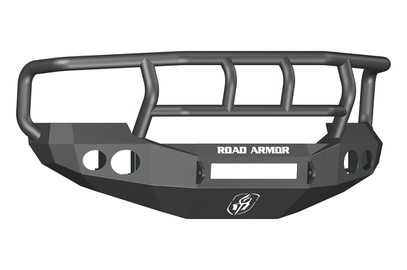 Road Armor 05-07 Ford F-250 Stealth Front Bumper w/Titan II Guard Wide Flare - Tex Blk - 60502B-NW