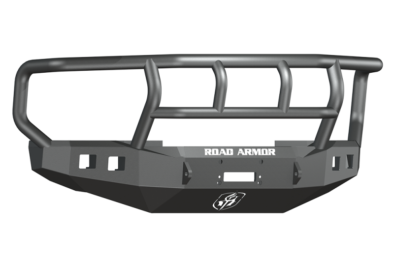 Road Armor 08-10 Ford F-250 Stealth Front Winch Bumper w/Titan II Guard Wide Flare - Tex Blk - 608R2B