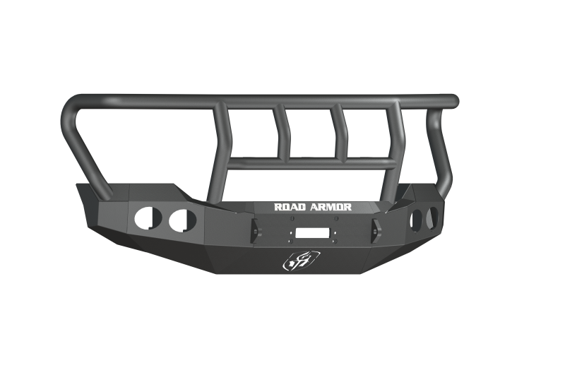 Road Armor 11-16 Ford F-250 Stealth Front Winch Bumper w/Titan II Standard Flare - Tex Blk - 61102B