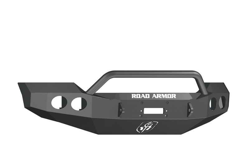 Road Armor 11-16 Ford F-250 Stealth Front Winch Bumper w/Pre-Runner Guard - Tex Blk - 611404B