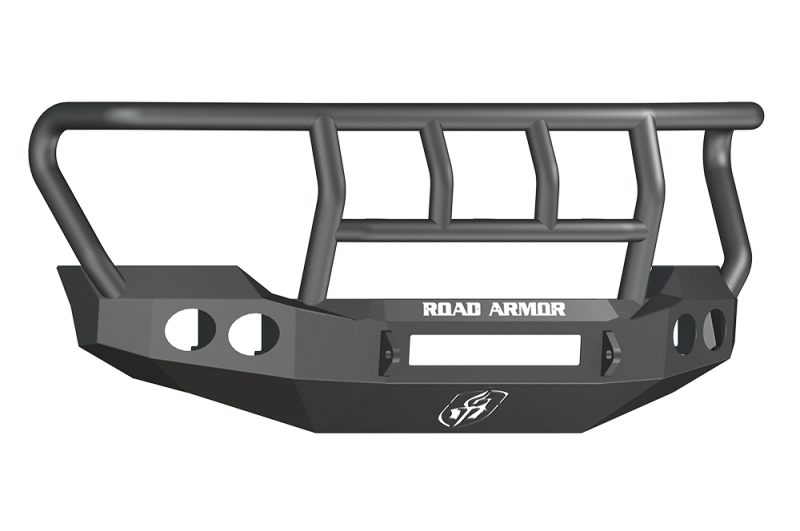 Road Armor 11-16 Ford F-250 Stealth Front Bumper w/Titan II Guard Wide Flare - Tex Blk - 611402B-NW