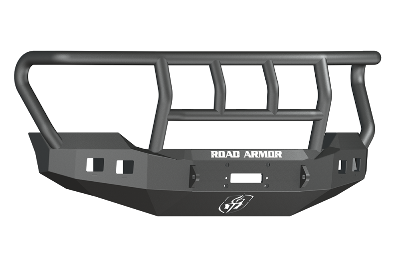 Road Armor 11-16 Ford F-250 Stealth Front Winch Bumper w/Titan II Guard Wide Flare - Tex Blk - 6114R2B