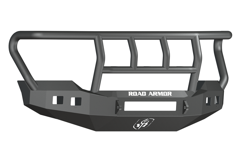 Road Armor 11-16 Ford F-250 Stealth Front Bumper w/Titan II Guard Standard Flare - Tex Blk - 611R2B-NW