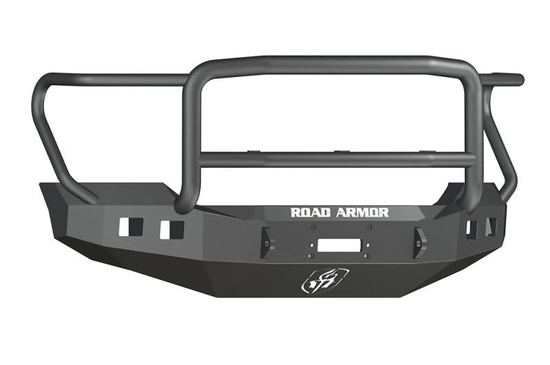 Road Armor 11-16 Ford F-250 Stealth Front Winch Bumper w/Lonestar Guard - Tex Blk - 611R5B