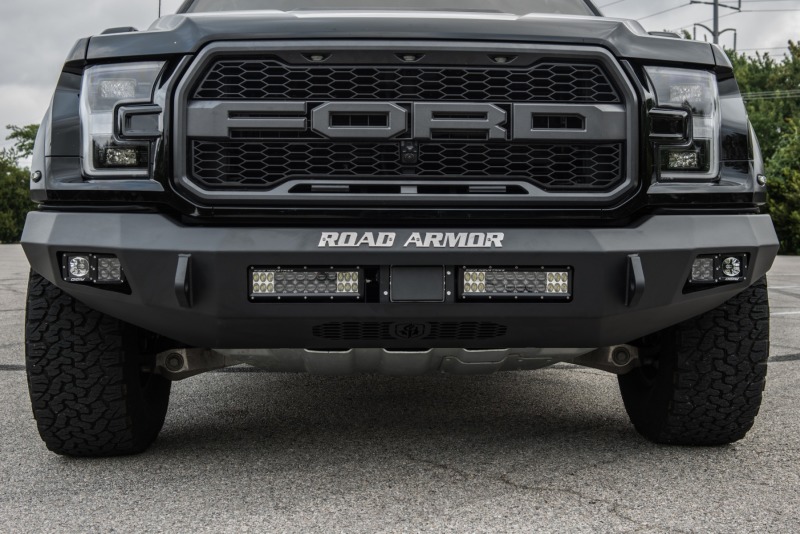 Road Armor 17-20 Ford Raptor Stealth Front Non-Winch Bumper - Tex Blk - 6171F0B-NW