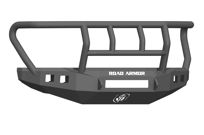 Road Armor 17-20 Ford F-250 Stealth Wide Fender Front Bumper w/Titan II Guard Wide Flare - Tex Blk - 61742B-NW