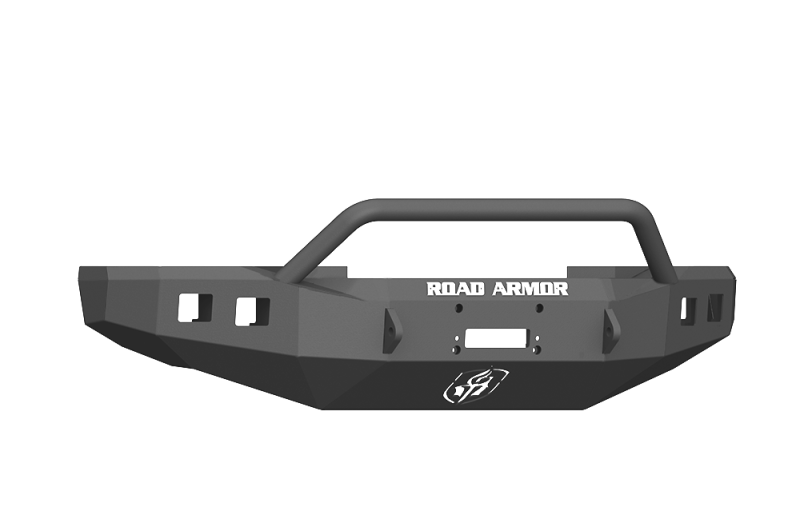 Road Armor 17-20 Ford F-250 Stealth Front Winch Bumper w/Pre-Runner Guard - Tex Blk - 617F4B